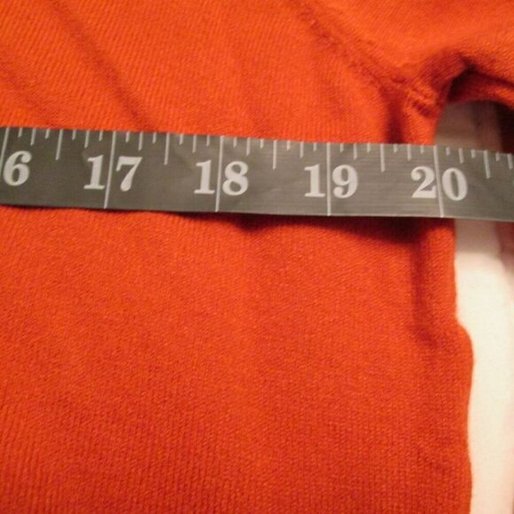 Love Ellie Rust V-Neck Criss Cross Back Lightweight Sweater-XL-NWOT - Picture 8 of 13